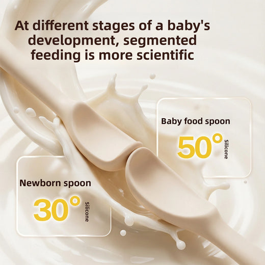 Temperature Sensing Silicone Feeding Spoon
