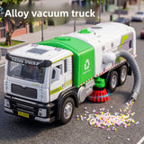 Simulated Alloy Sanitation Garbage Truck Toy