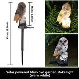 Solar Owl Garden Light