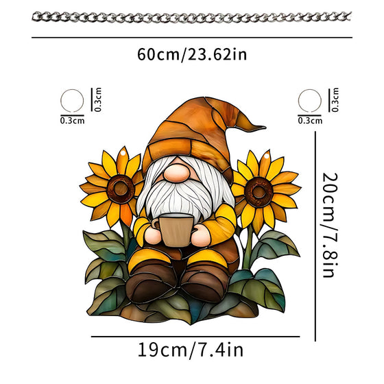 Sunflower Grandpa Acrylic Hanging Decoration