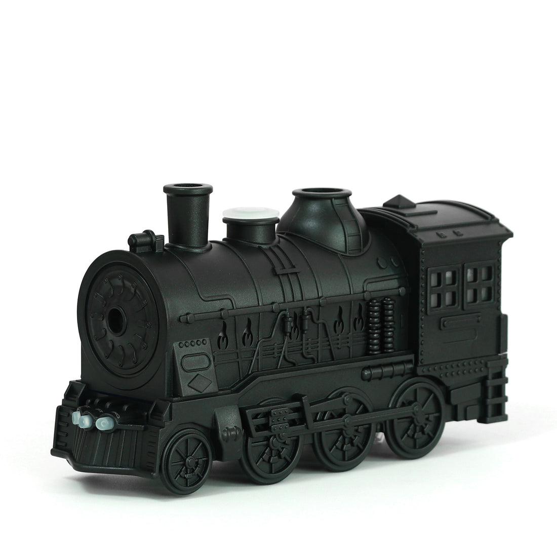 Steam Train Essential Oil Diffuser – Vintage Locomotive Humidifier with Smoke Ring Mist, Remote & Light | Gift for Train Lovers