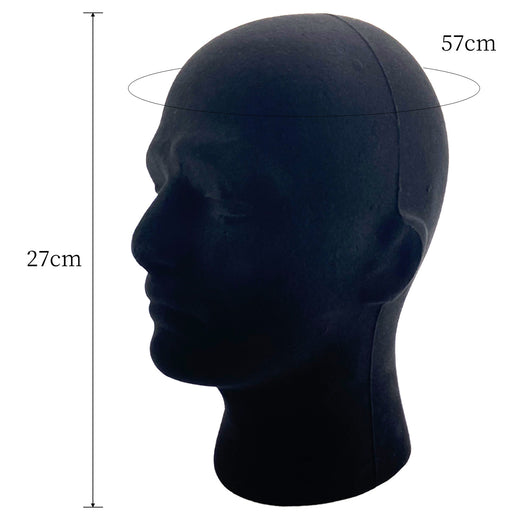 Foam Flocked Display Head for Glasses Wigs Accessories