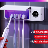 Smart UV Toothbrush Sterilizer with Digital Display