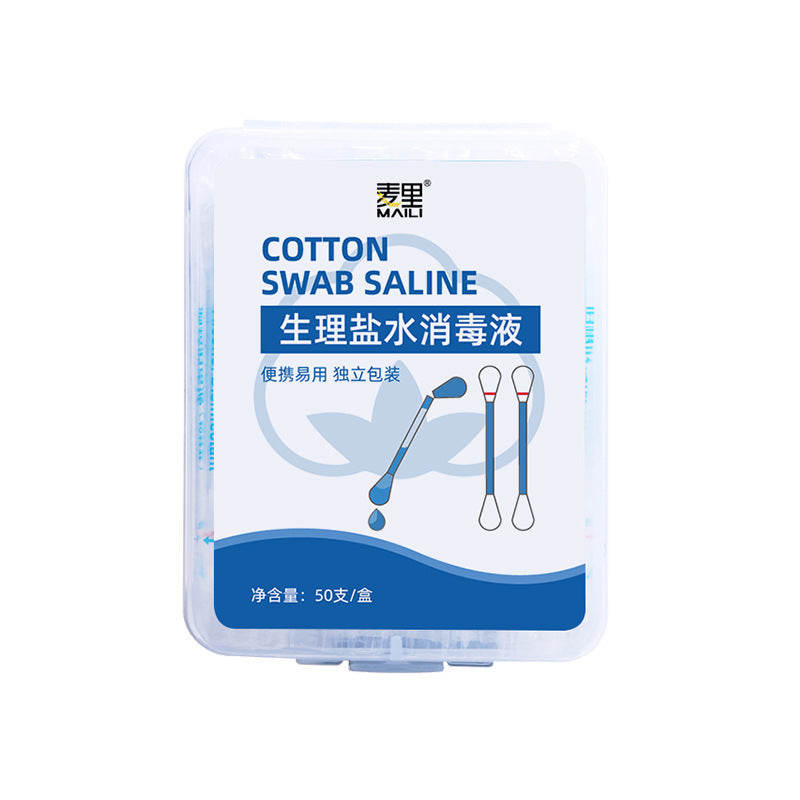 Saline Cotton Cleansing Pads for Skin Care product image 7
