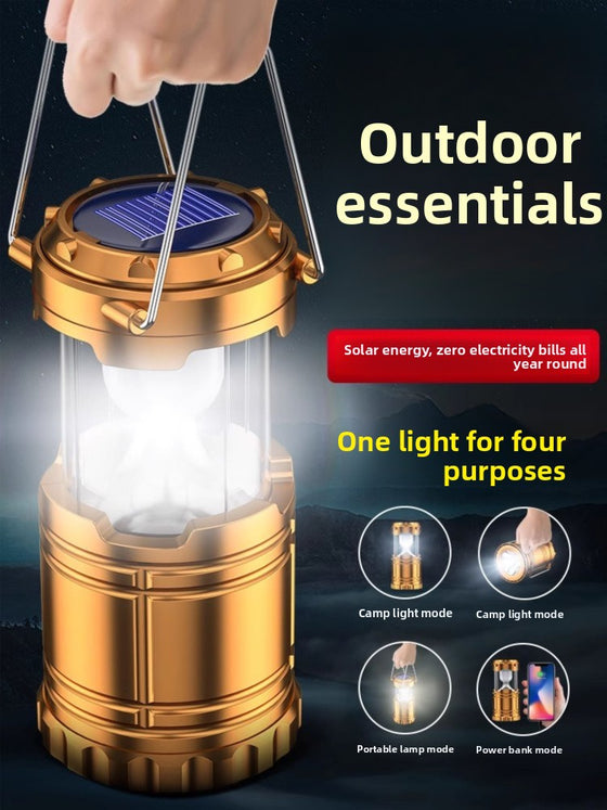 Solar Rechargeable Camping Lantern with Power Bank Camping & Hiking product image 1