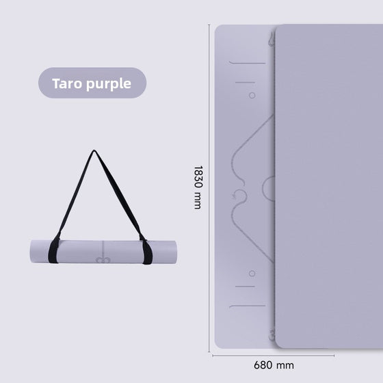 Professional Non-Slip Rubber Yoga Mat with Laser Lines Exercise & Fitness product image 3