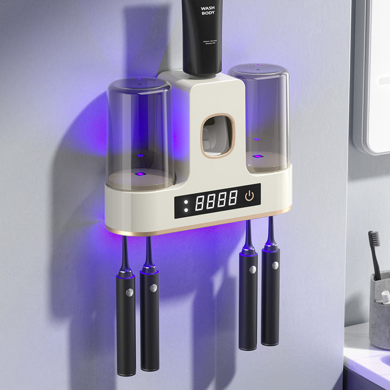 Smart UV Toothbrush Sterilizer and Drying Rack