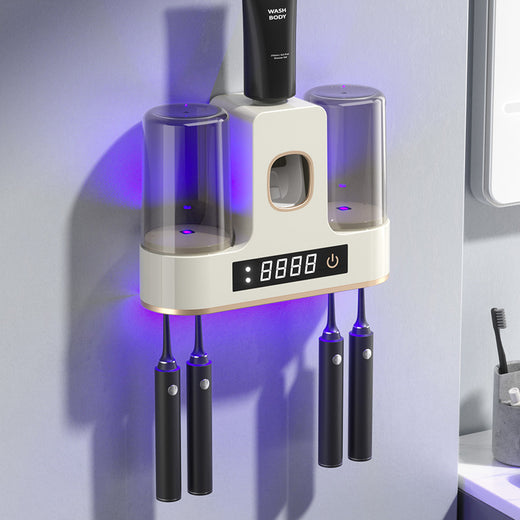 Smart UV Toothbrush Sterilizer and Drying Rack