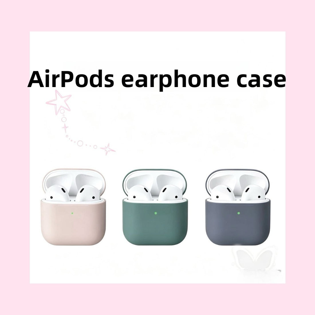 Silicone Protective Case for AirPods Pro Pro2 Pro3 4 3 2 1 Shockproof Cover