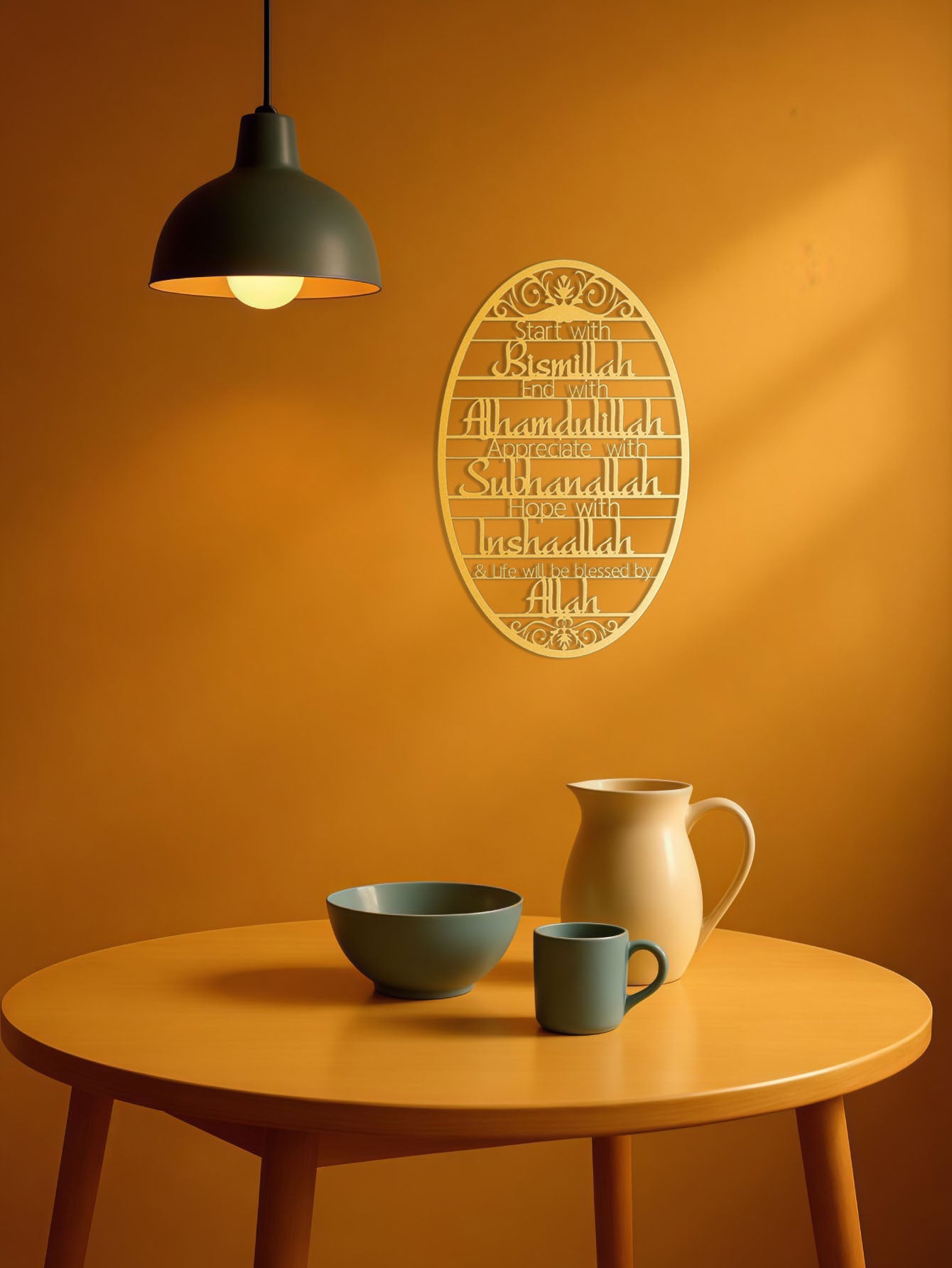 Elegant Metal Wall Art Home Decor