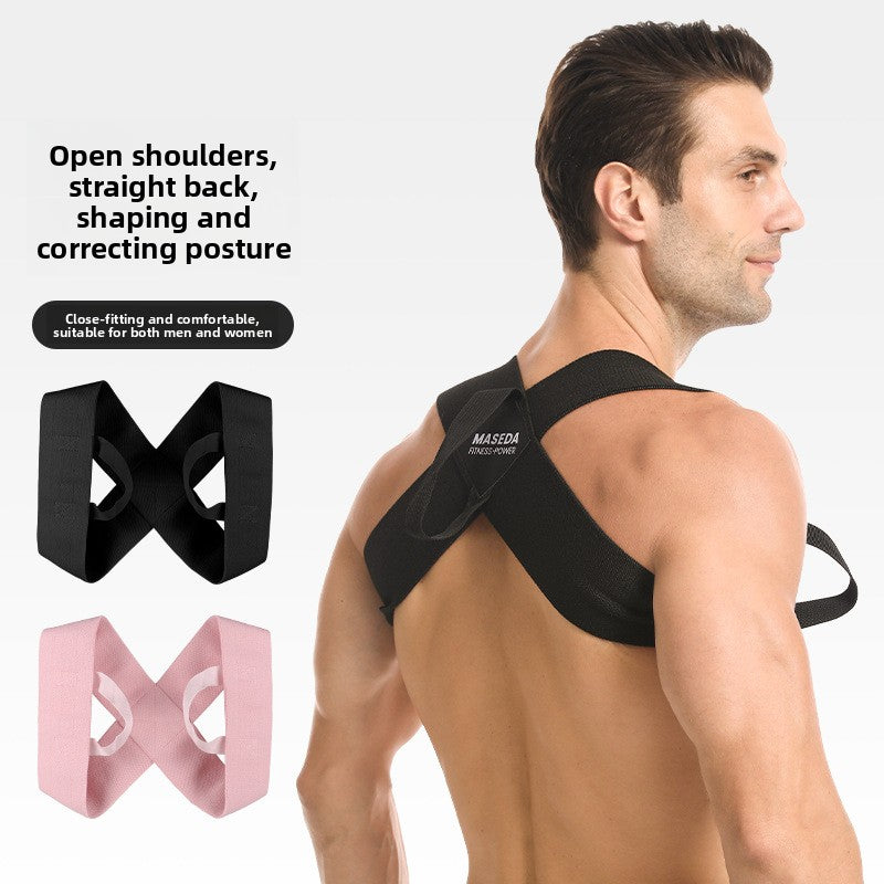 Unisex Heavy-Duty Sports Equipment Unisex Back Brace Posture Corrector Support Belt Men Women