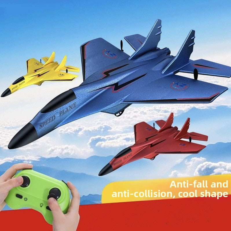 Remote Control Foam Glider Aircraft with Luminous Features