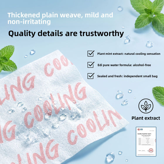 Disposable Cooling Wet Wipes product image 2