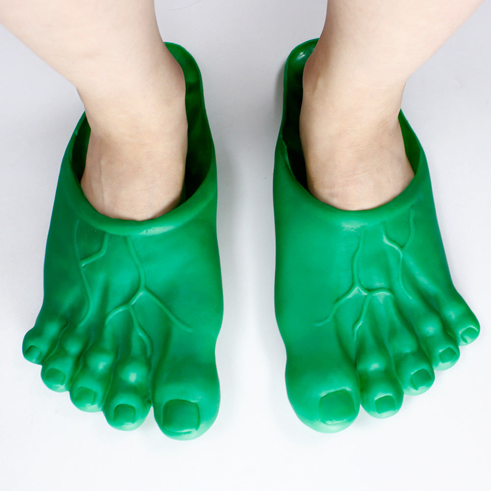 Halloween Bigfoot Novelty Slippers