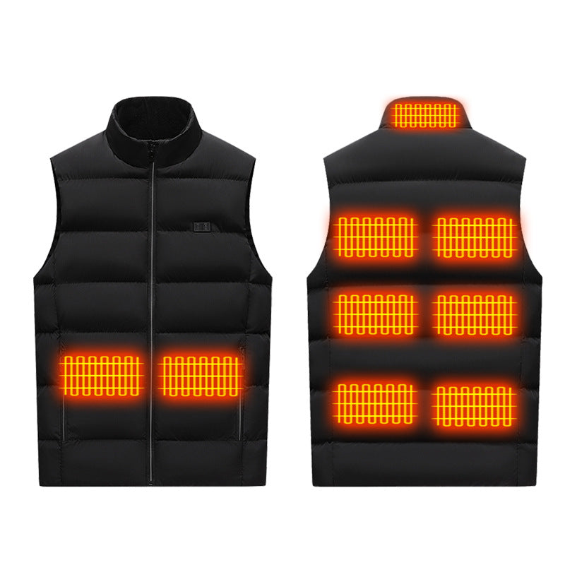 Winter smart electric heating jacket for men
