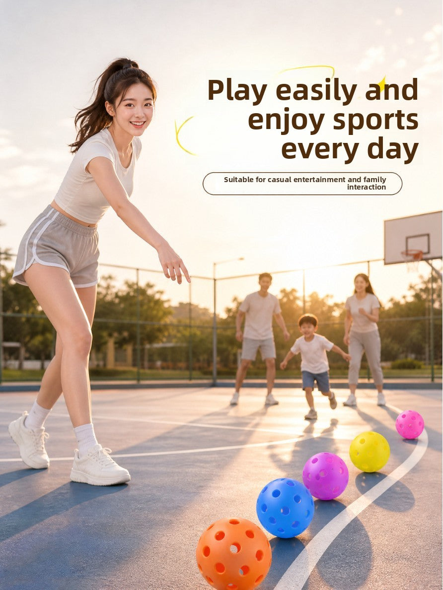 TPE Perforated Pickleball Training Ball
