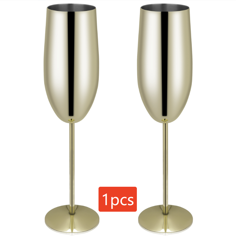 Thickened Stainless Steel Wine Glass Goblet