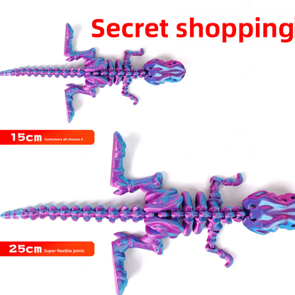 3D Printed Tyrannosaurus Rex Dinosaur Skeleton Craft Toy