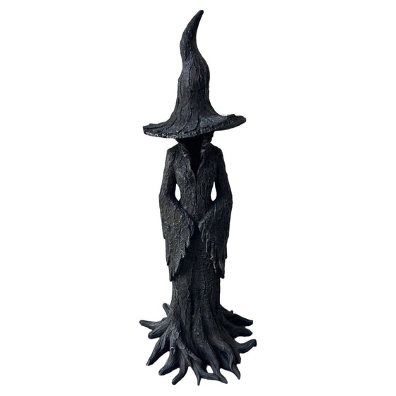 Witch statue Halloween plastic figurine