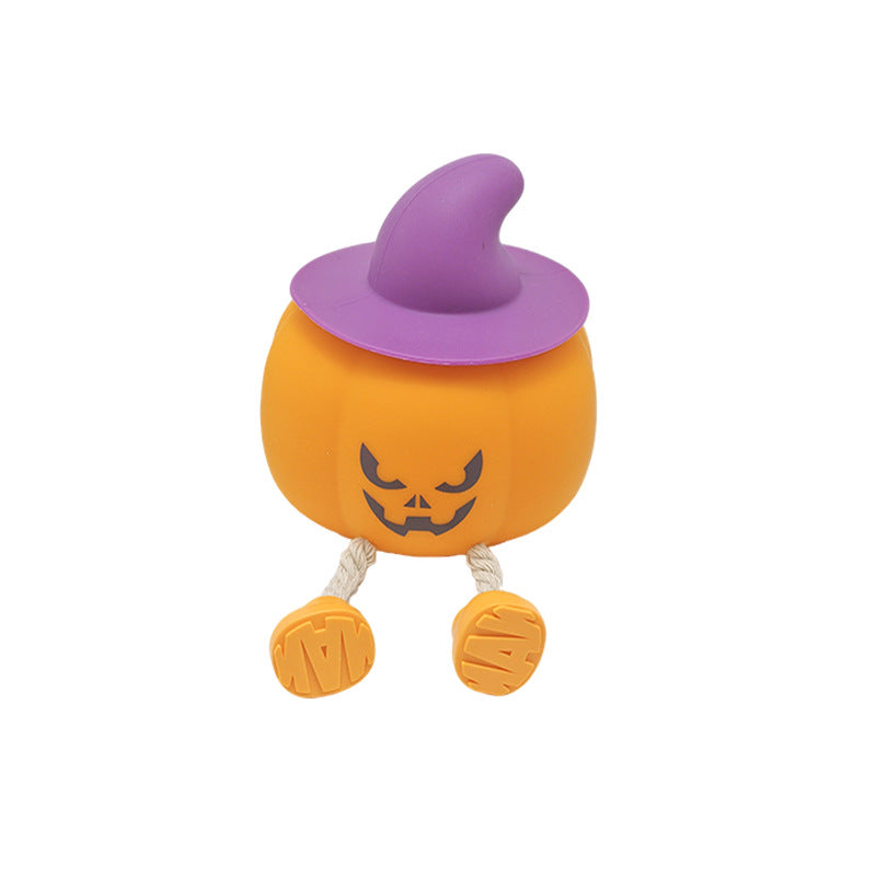 Halloween Pumpkin Silicone Touch Night Light