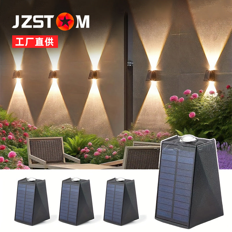 Solar Powered Outdoor Wall Washer Light