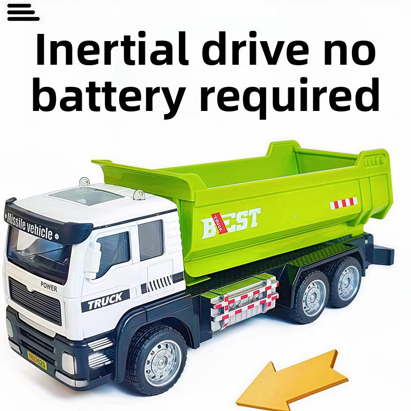 Alloy Engineering Vehicle Inertia Toy Cars