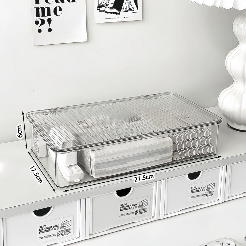 Acrylic Desktop Storage Box with Flip Lid product image 4