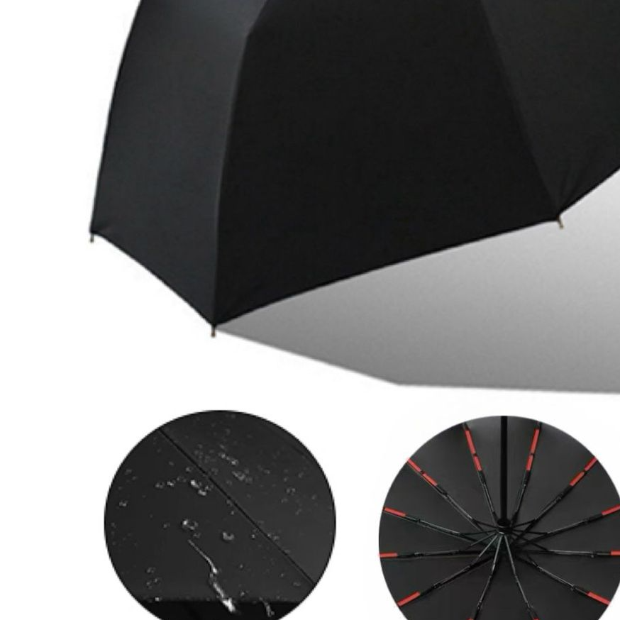 12-piece rain umbrella folding umbrella