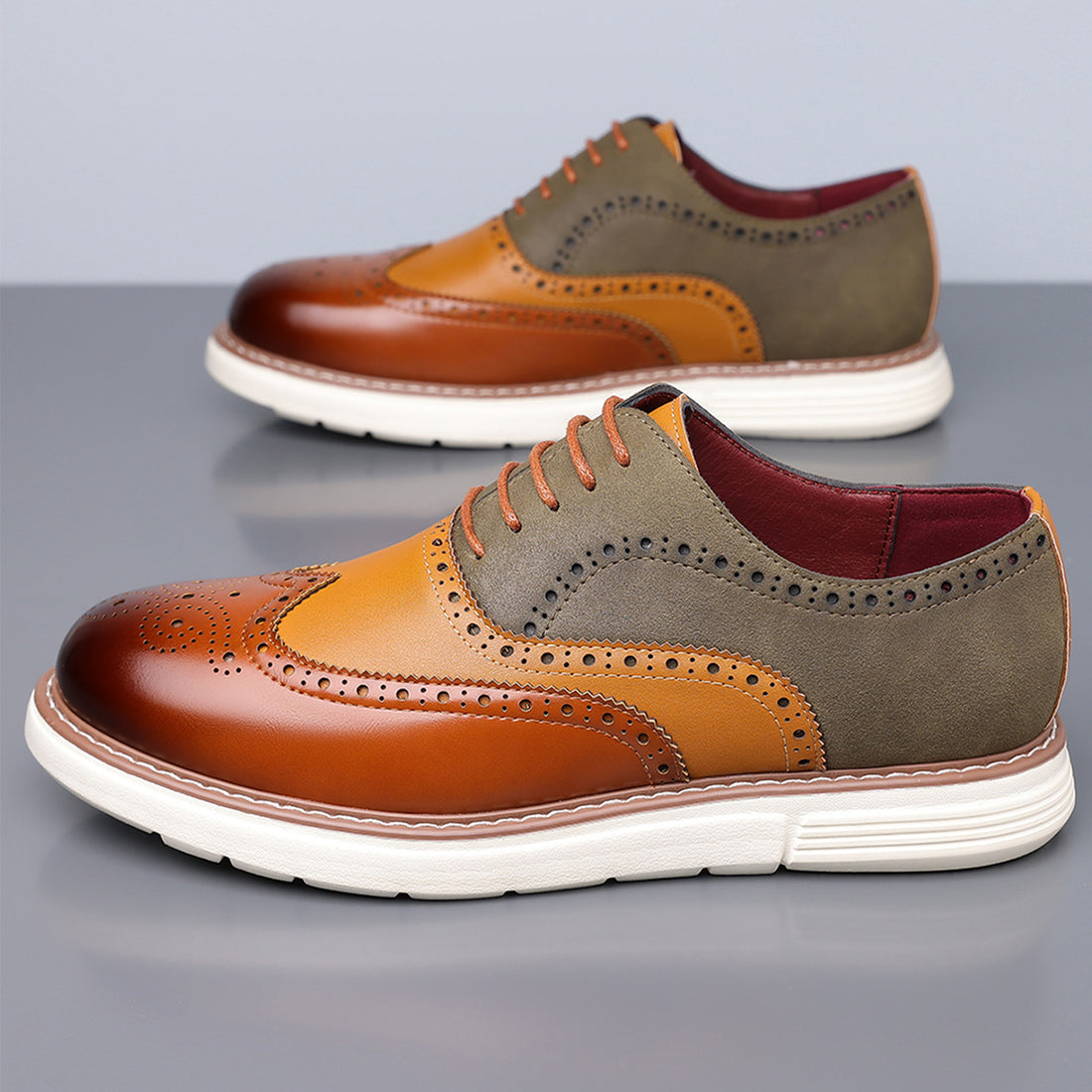 British-style business leather shoes