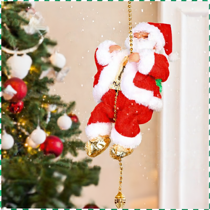 Santa Claus climbing rope toy