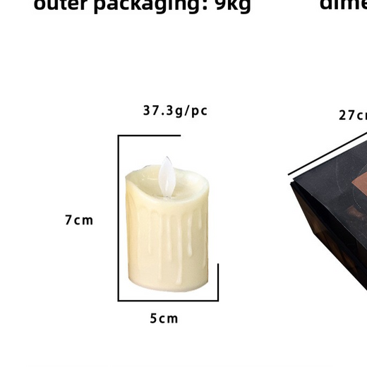Led Flameless Digital Candle