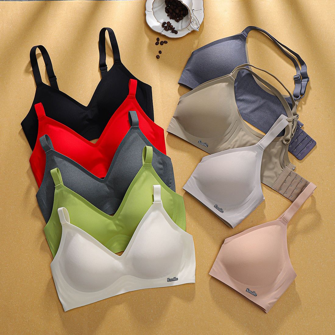 Seamless Adjustable Soft Support Bra