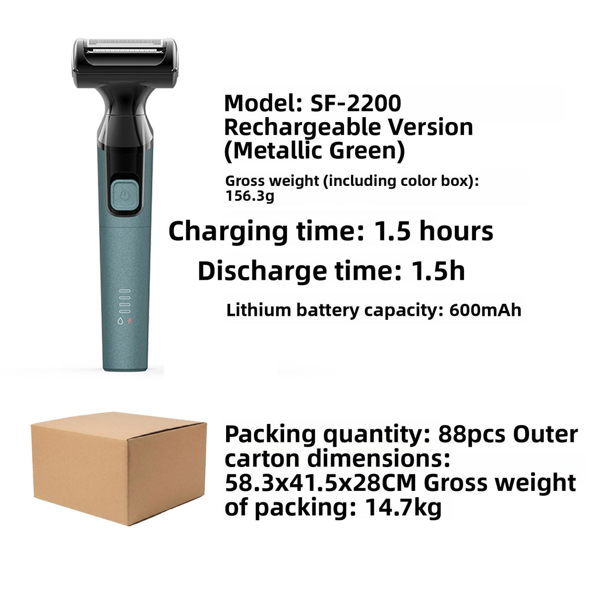 Electric shaver product image 7