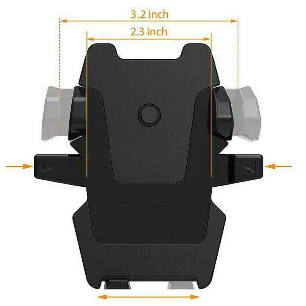 Suction cup phone mount base close-up