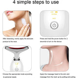 7 Colors anti Wrinkle Facial Massager Neck Face Beauty Device Skin Tighten Facial Lift Device Reduce Double Chin Skin Care Tool