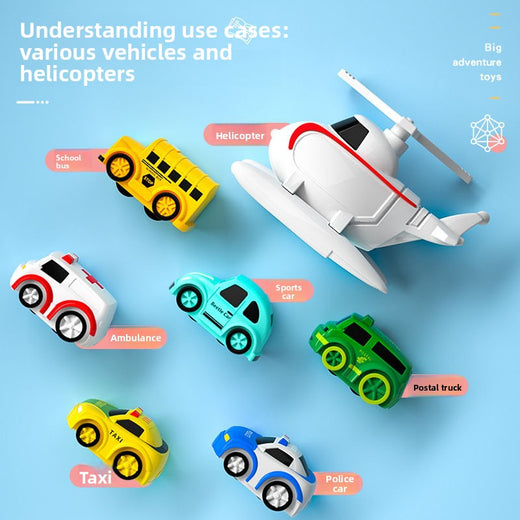 Interactive Educational Rail Car Toy Set