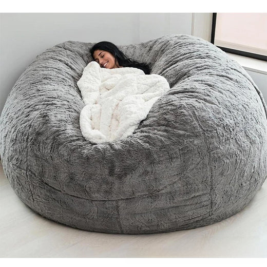 Crystal Velvet Bean Bag Sofa Cover