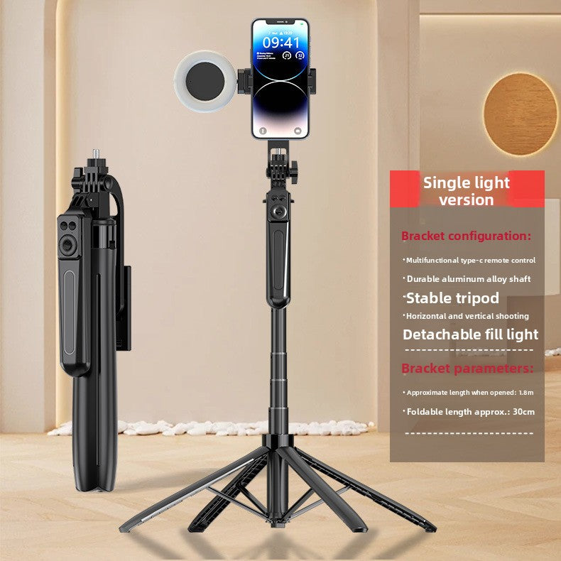 Bluetooth Remote Control Selfie Stick Tripod with Anti-Shake