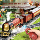 Christmas electric remote control train toy