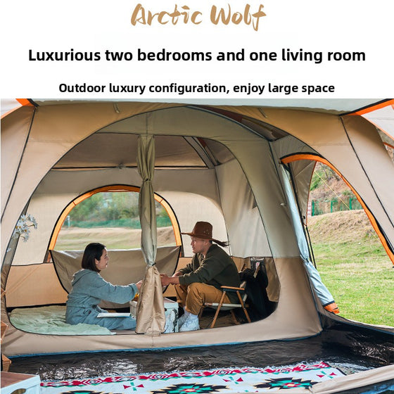 Automatic Two Room Camping Tent for Family Outdoor Use Camping Shelter & Sleep product image 1