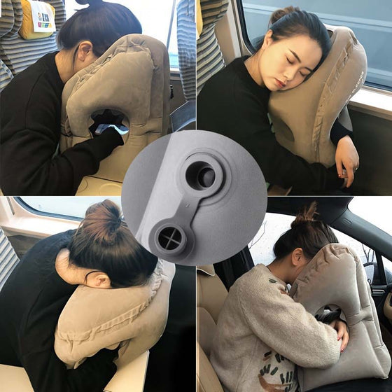 Inflatable Travel Pillow with Lumbar Support Self-Care product image 5