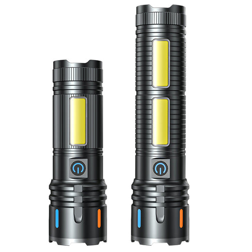 High Power Zoom Flashlight with Digital Display