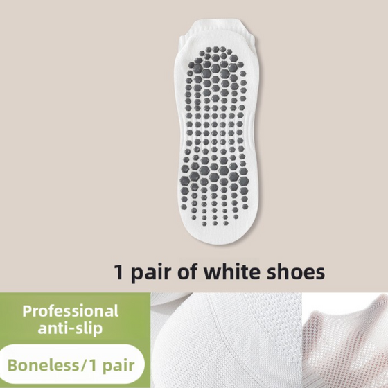 Men's Non-Slip Cotton Yoga Socks Short Anti-Skid Pilates Sport Training Floor Pilates Socks