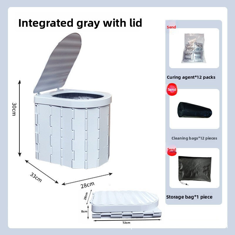 Portable Folding Toilet for Outdoor Camping