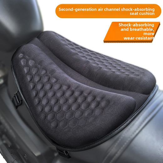 Universal Motorcycle Seat Cover with Shock Absorption and Sun Protection