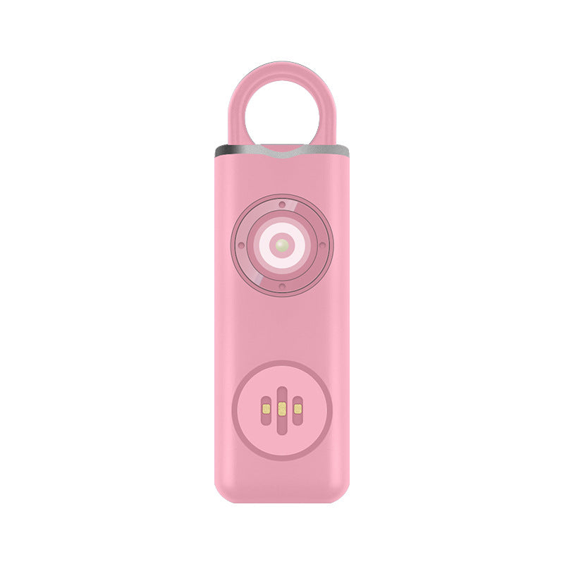 Electronic anti-wolf artifact integrated charging personal alarm