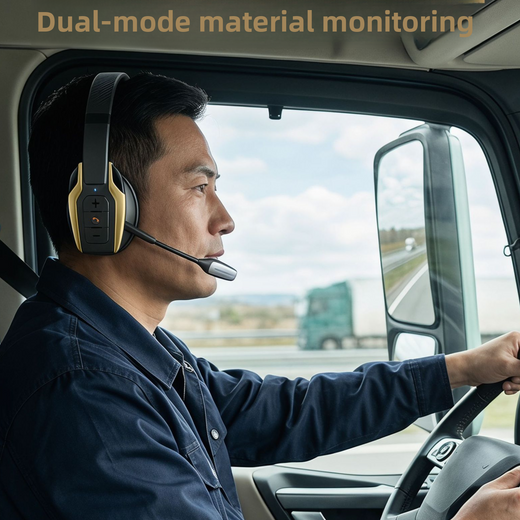 Single-Ear Bluetooth Headset with Noise Reduction
