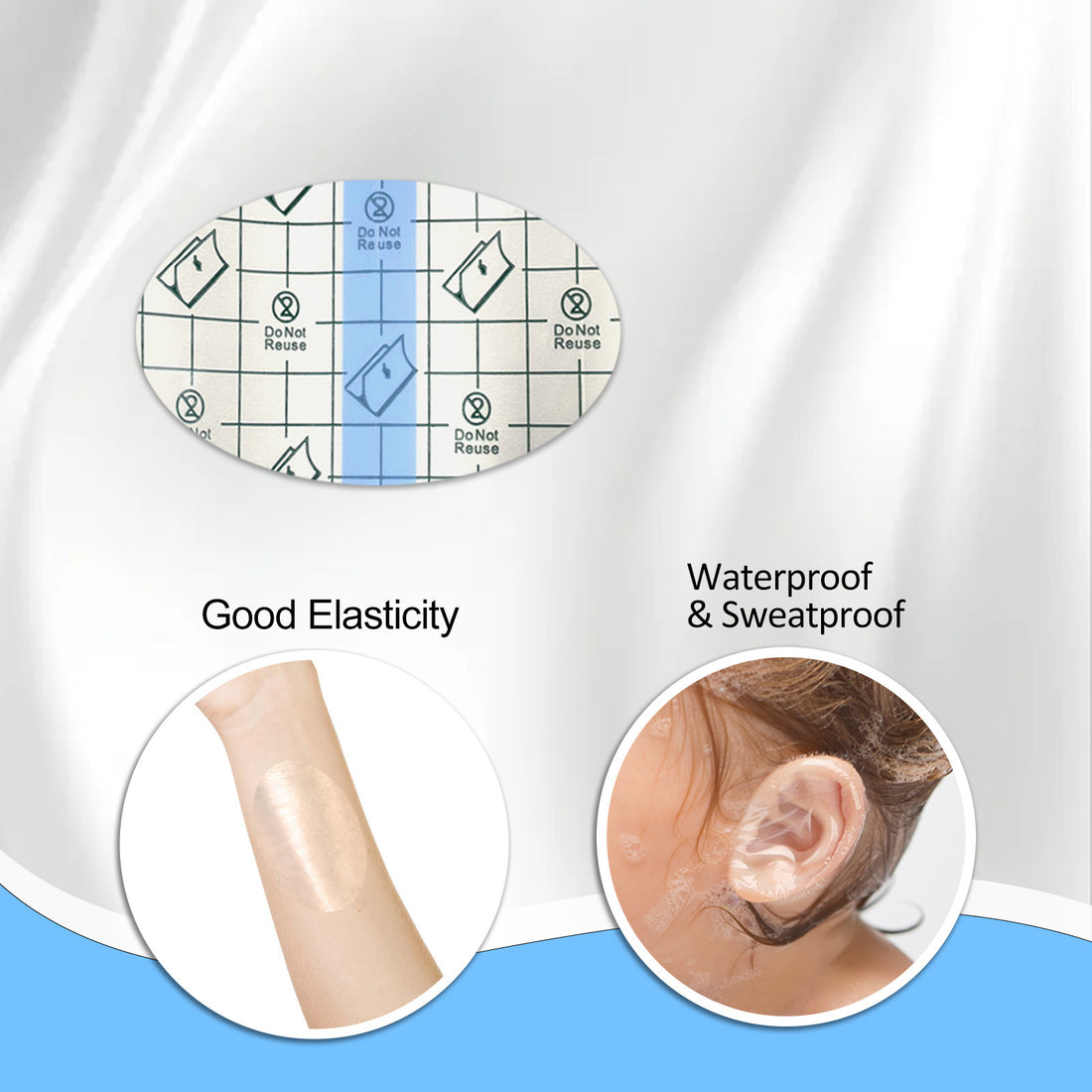 Baby waterproof ear covers, baby ear protection for bath, photo 4