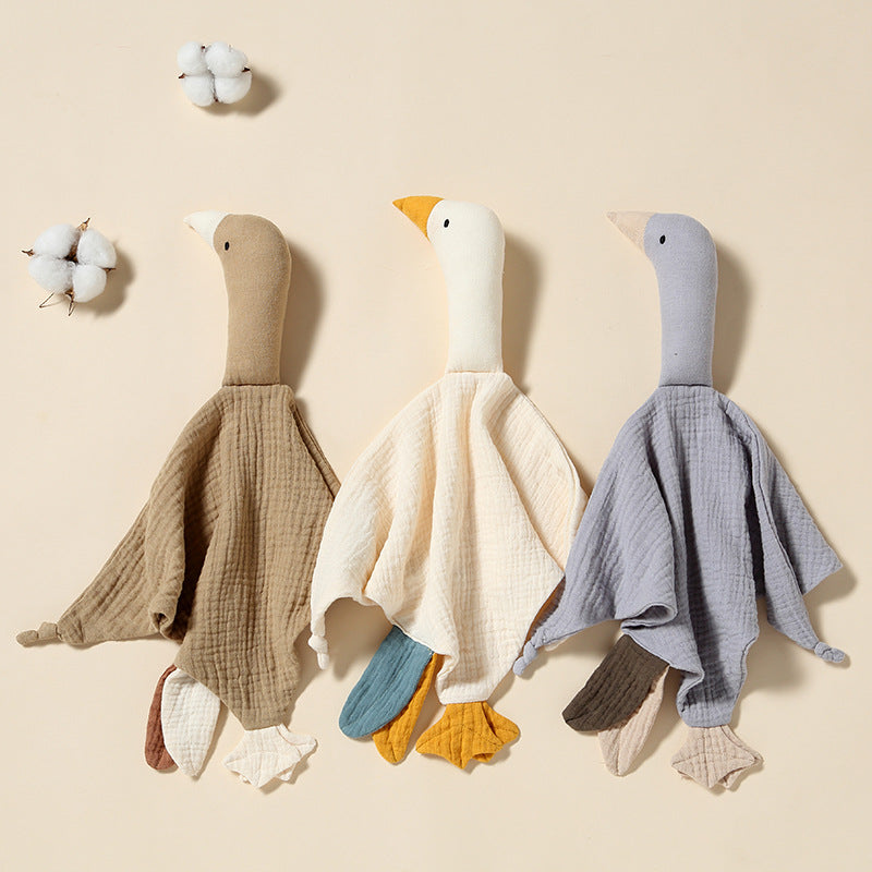 Baby lovey plush doll, goose design, photo 4