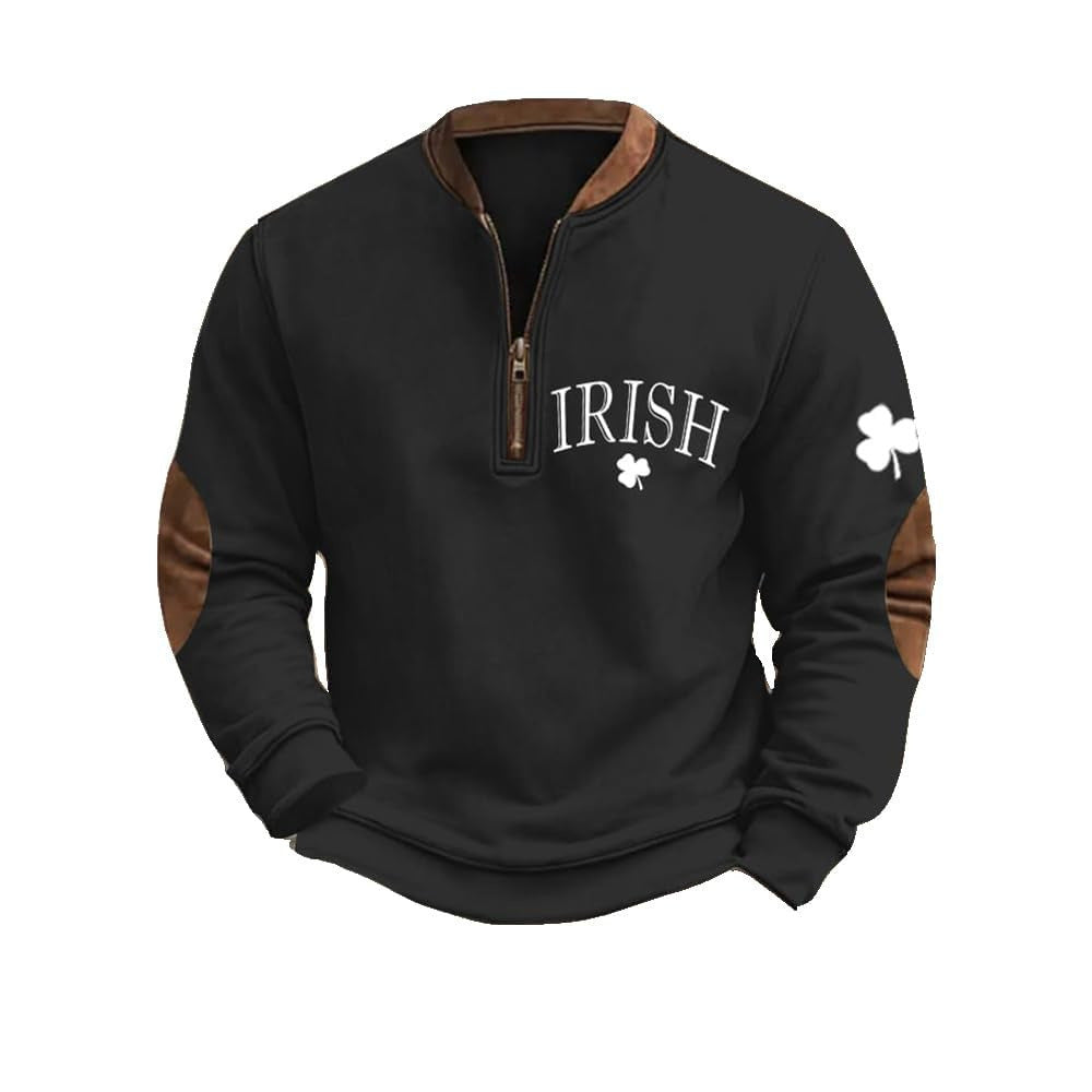 Fashion half-zip men's sport shirt